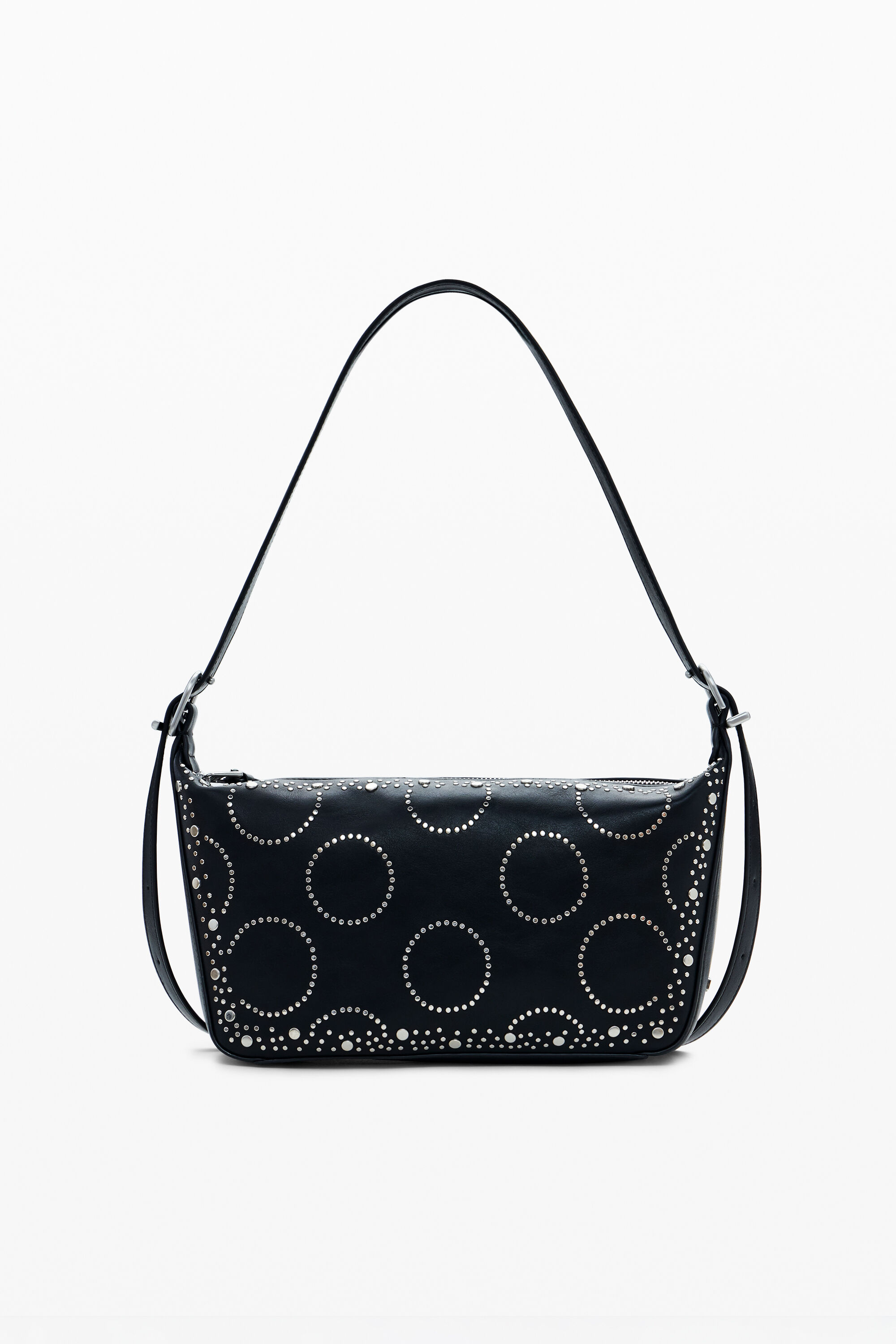 Crossbody studded bag - BLACK - U