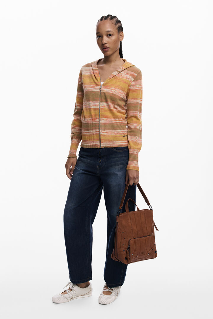 Medium embroidered backpack | Desigual