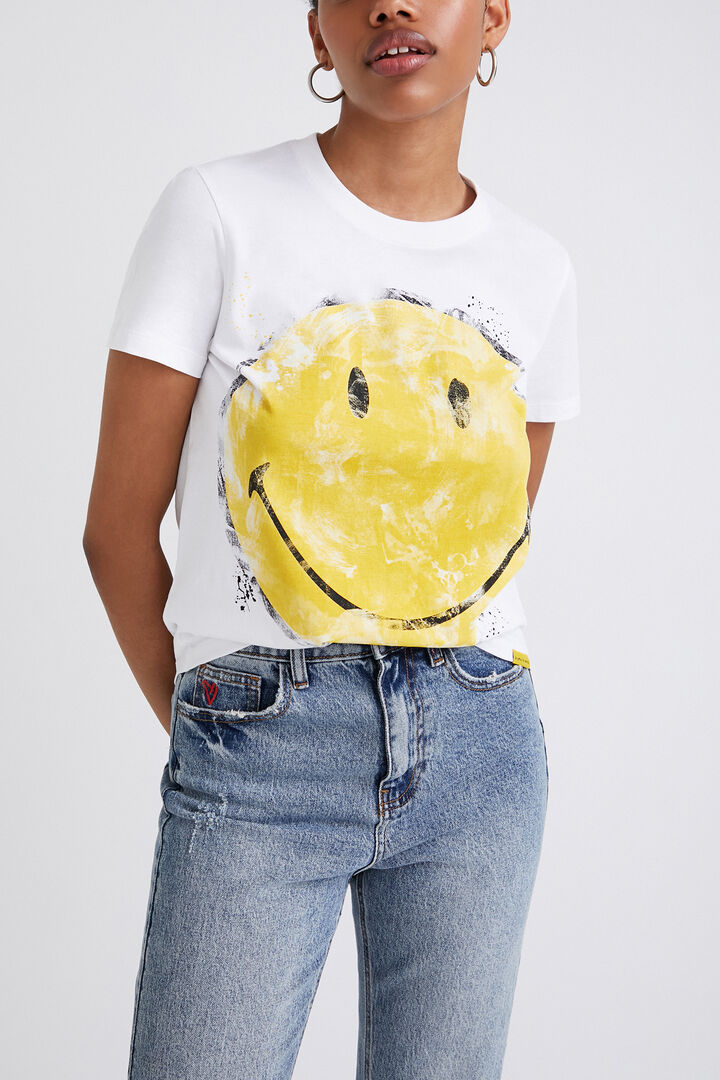 Smiley mintás póló | Desigual