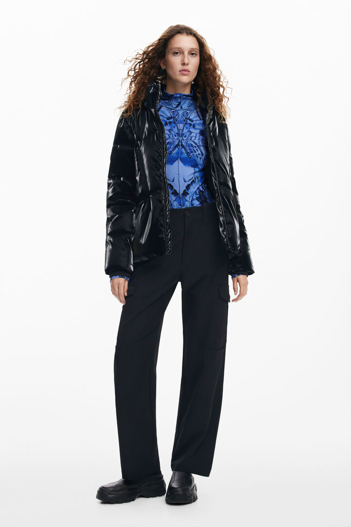Padded coat with hood | Desigual