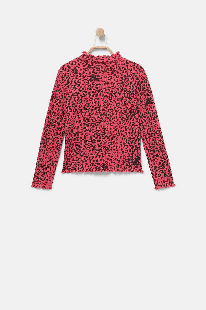 Ribbed T-shirt animal print | Desigual