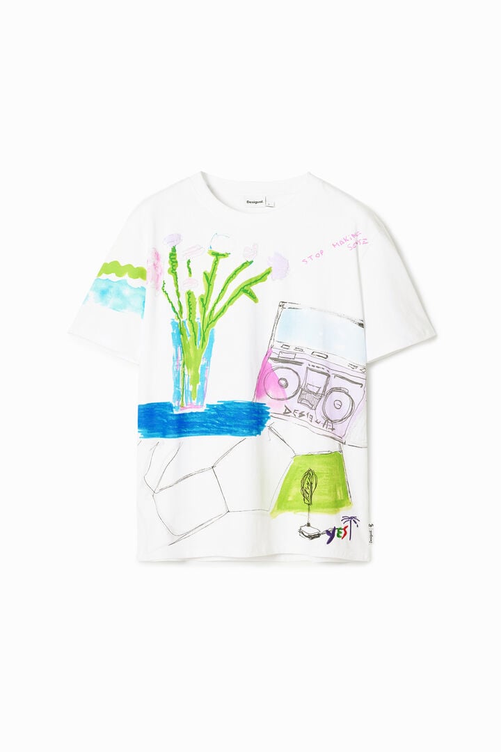 Camiseta estampado dibujos | Desigual