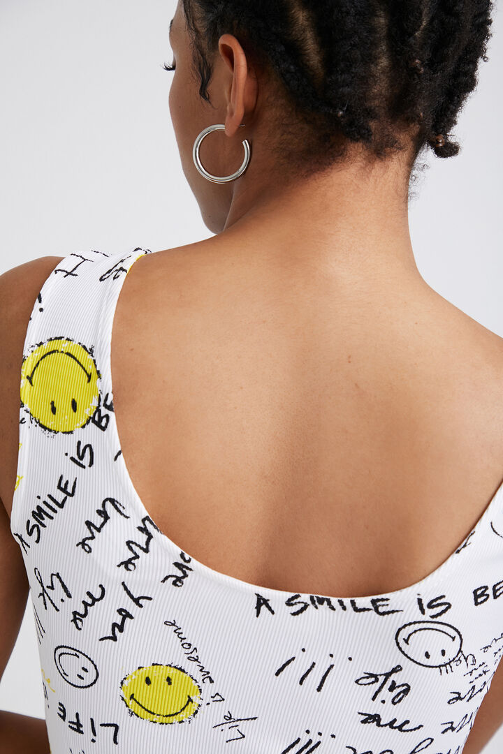 Crop-Top Slim Fit Smiley® | Desigual