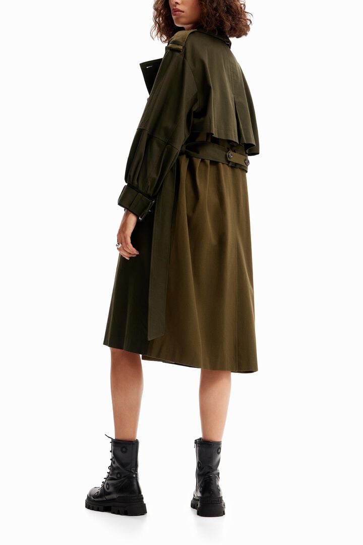 Oversize belted trench coat | Desigual