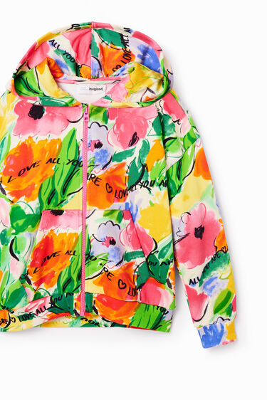 Oversize rožasta jopa | Desigual