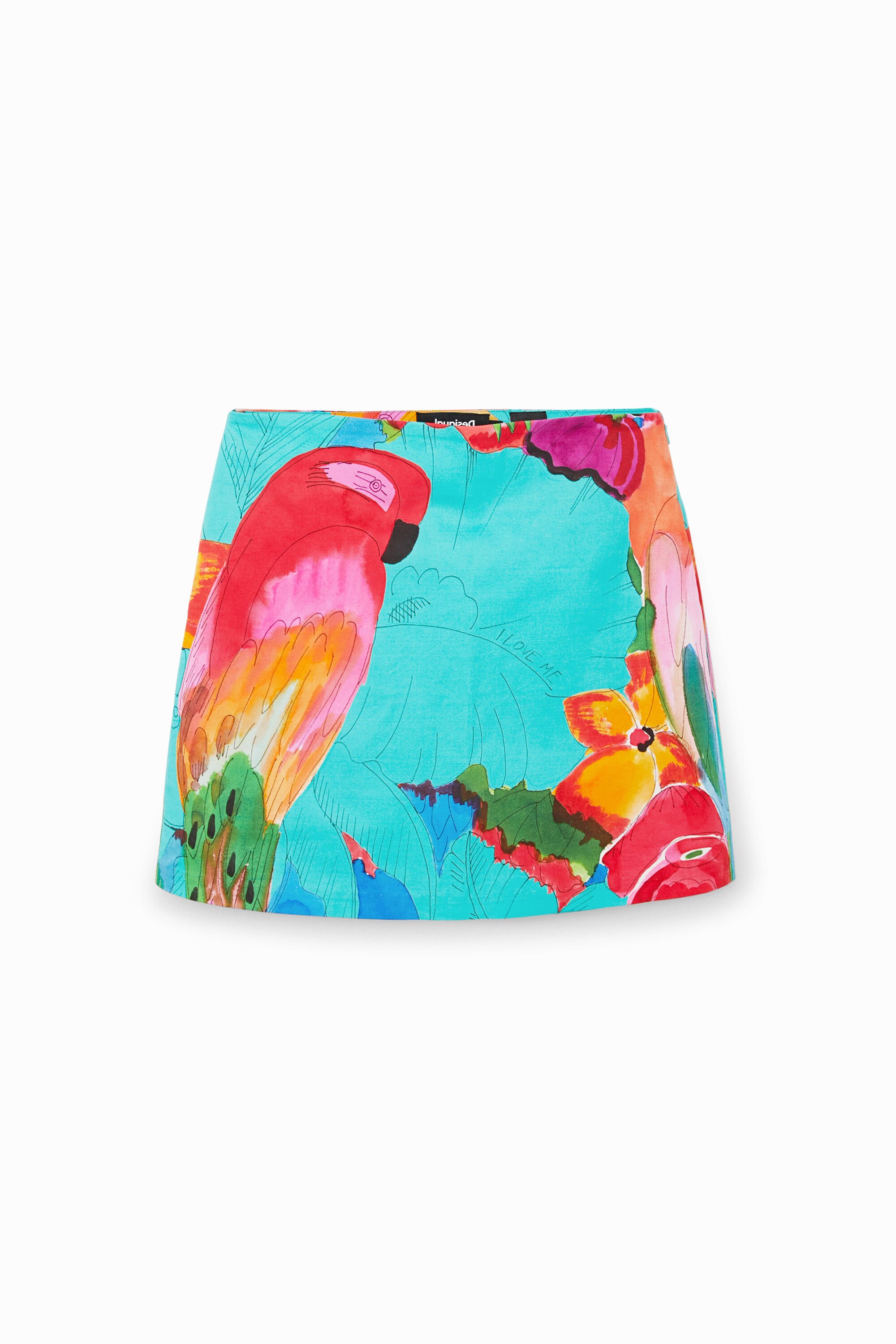 Jupe sale tropicale femme