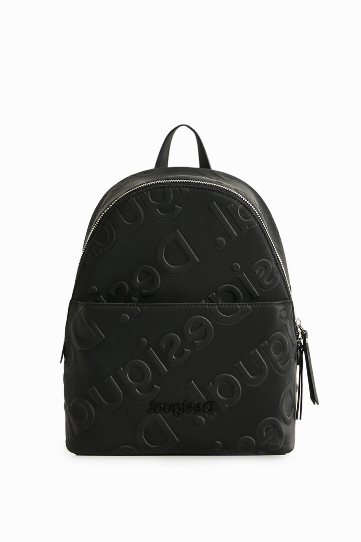 Small backpack with logos | Desigual
