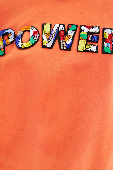 Sudadera parche "Power" | Desigual