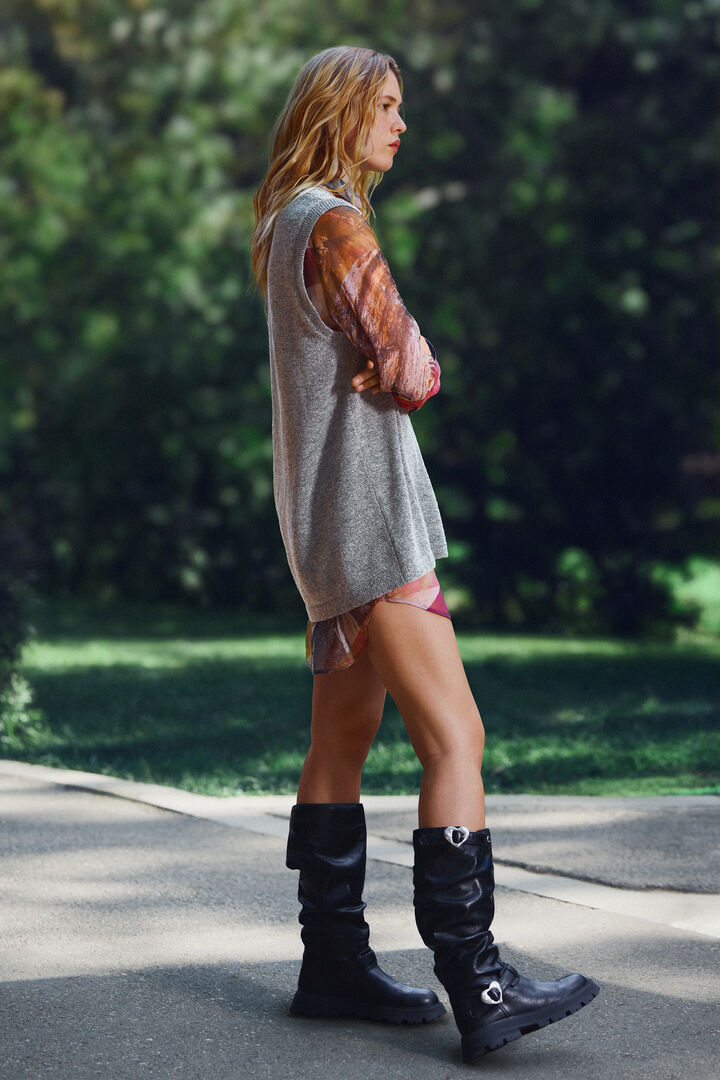 Combined Shirt Dress