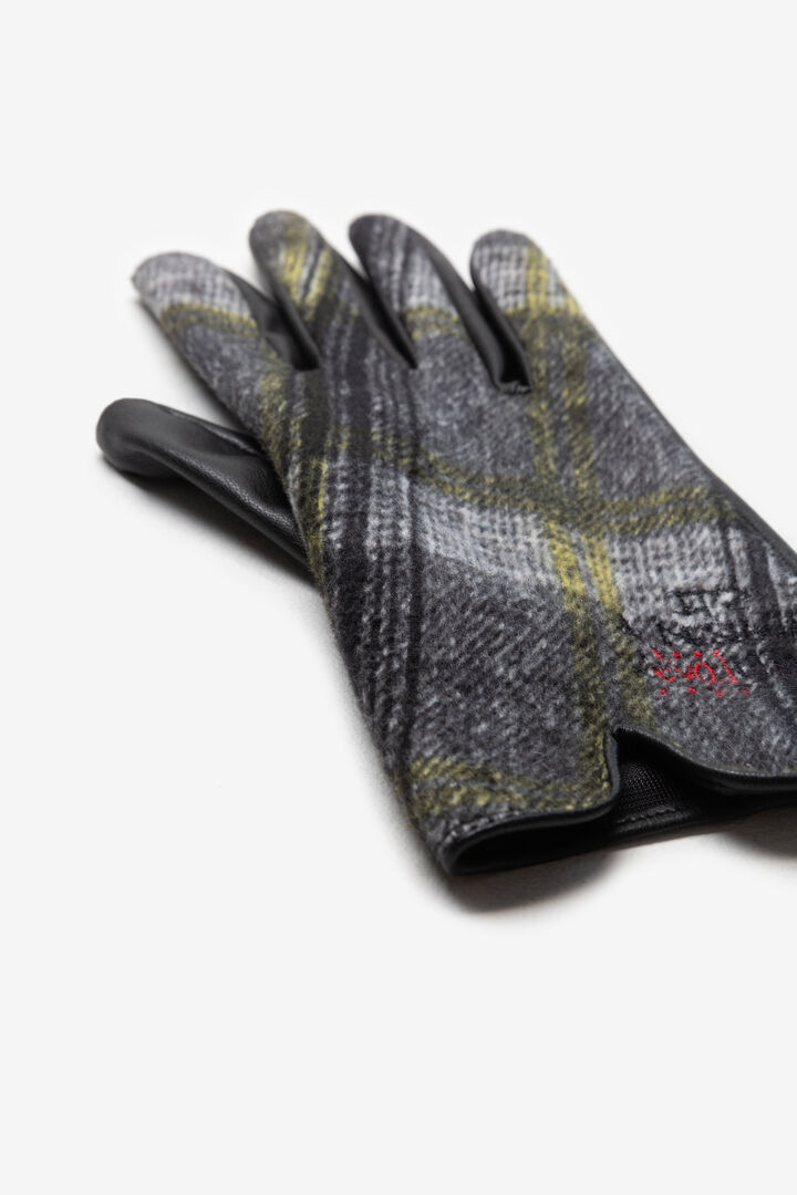 Gants tartan brodés | Desigual