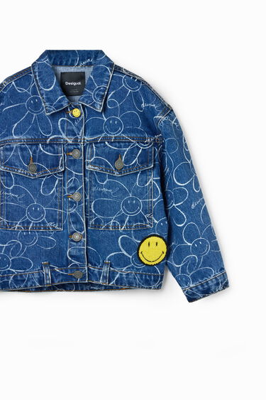 Smiley Originals ® denim trucker jacket | Desigual