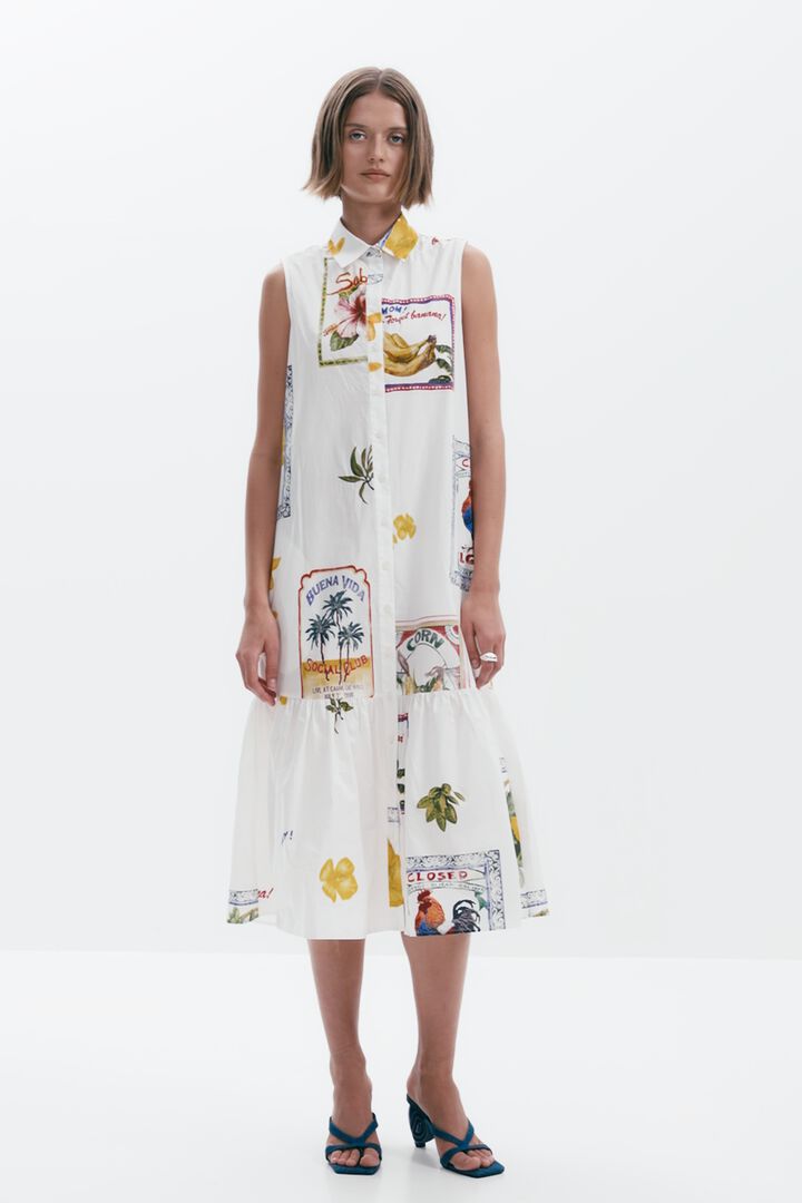 Shirt dress postcards | Desigual