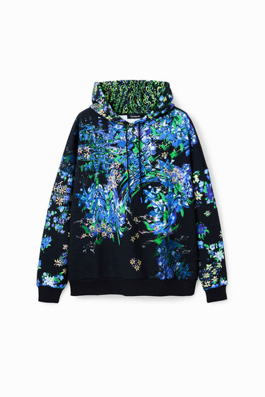 Oversize floral hoodie | Desigual