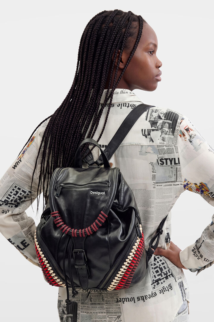 Small Embroidered Backpack