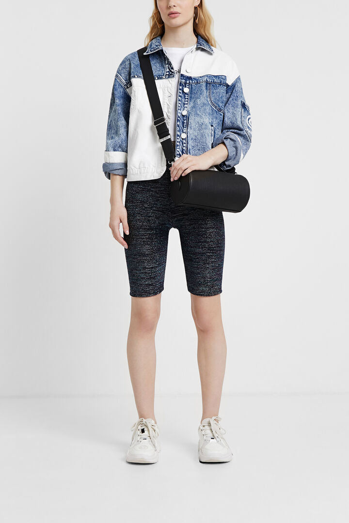 Short Lurex leggings | Desigual