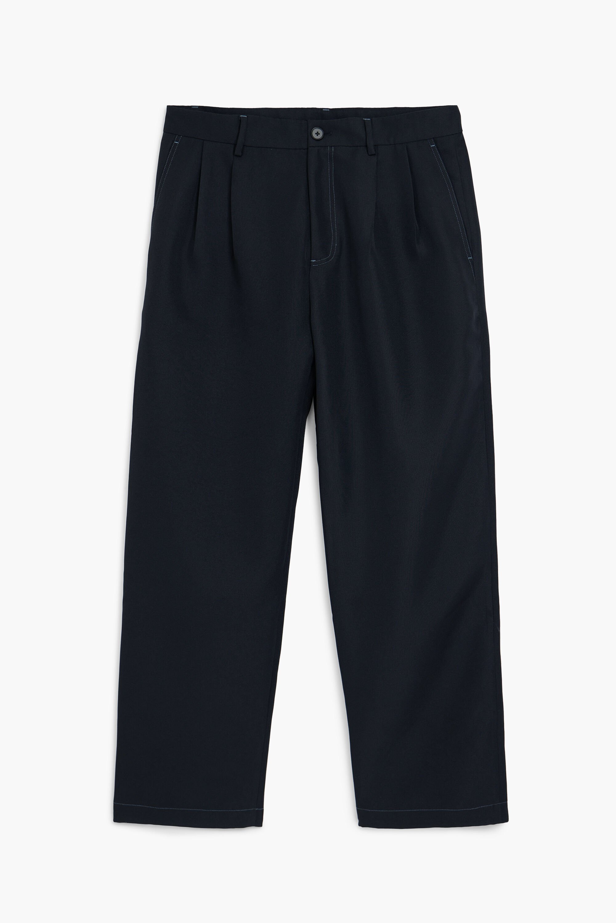 Pleated trousers with contrasts men's I Desigual.com