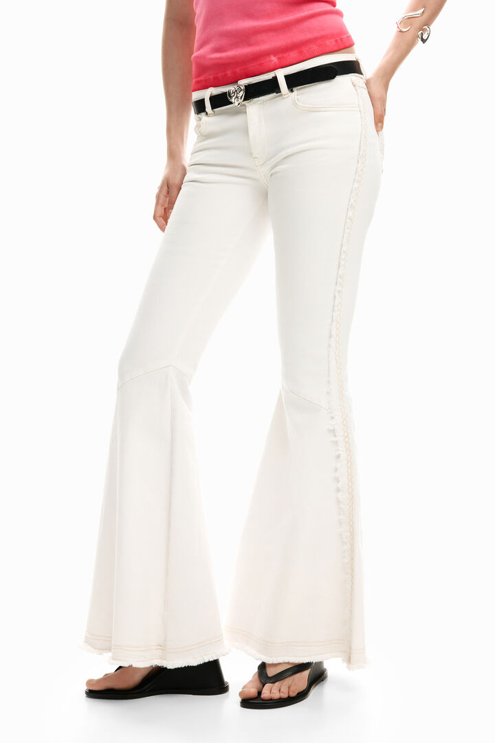 Large shiny woven bag | Desigual