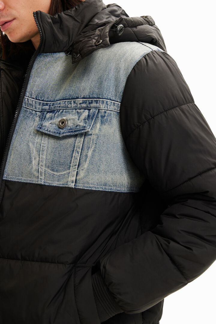 Padded denim jacket | Desigual