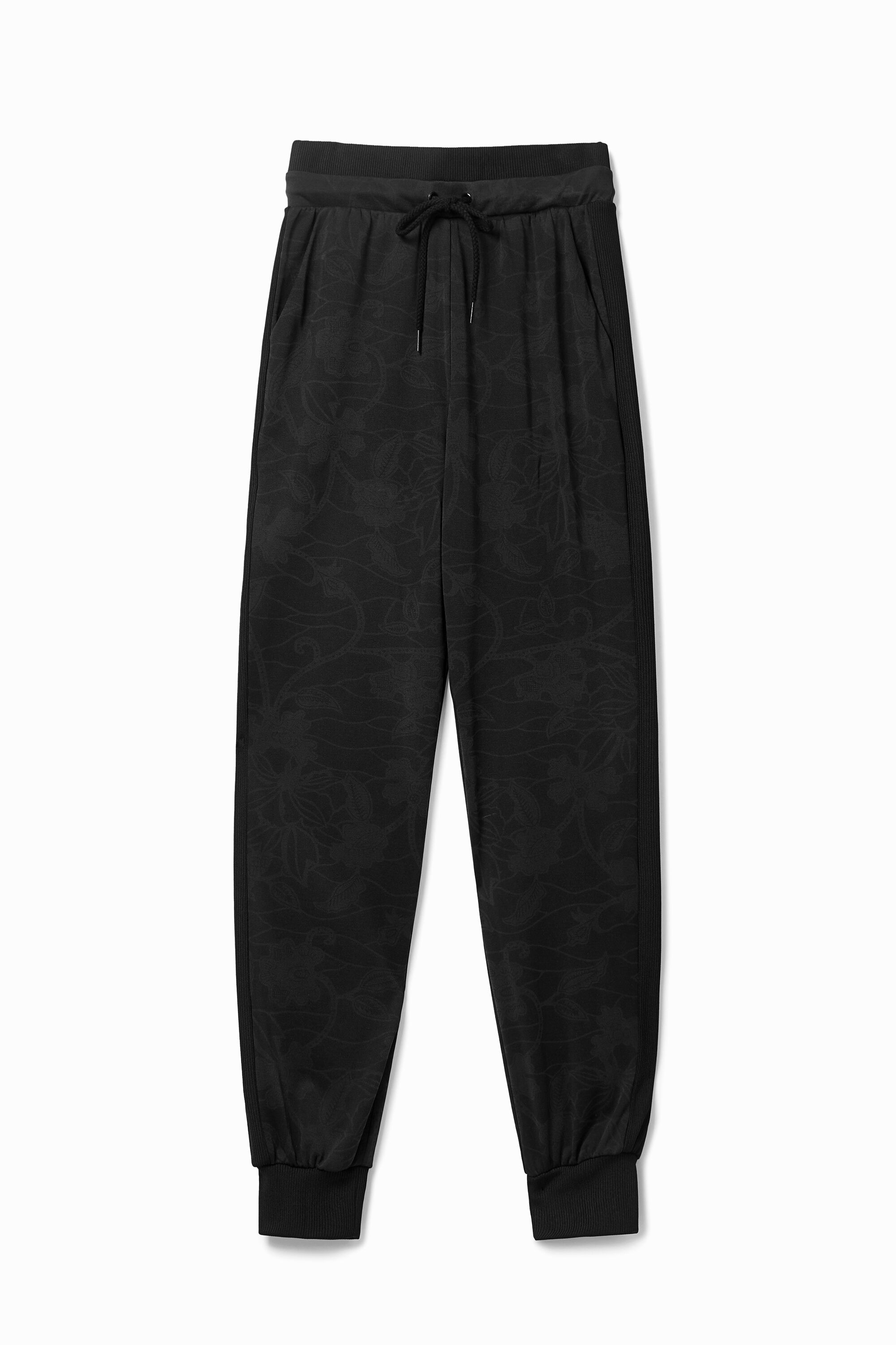Floral jogger trousers