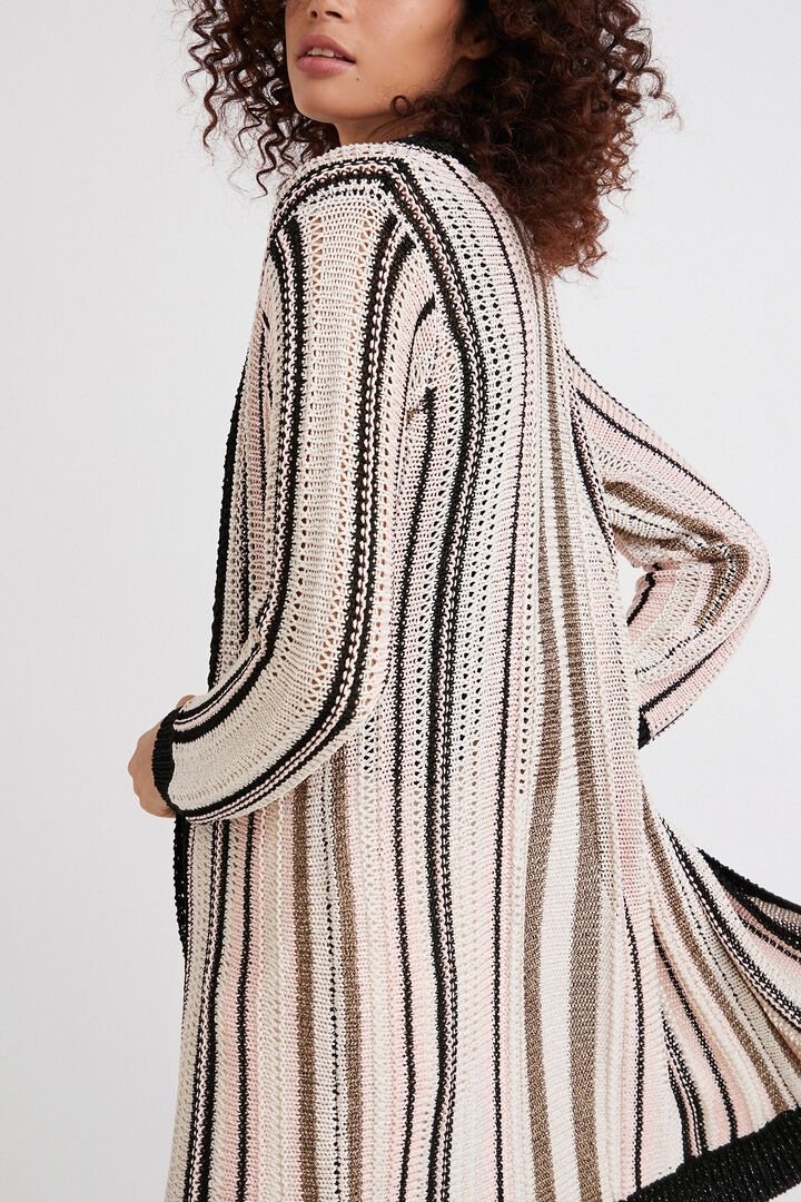 Long striped cardigan | Desigual