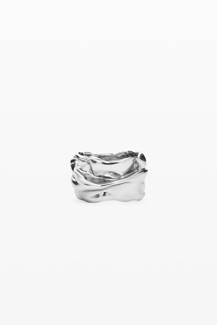 Wave ring gold-plated Zalio | Desigual