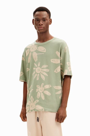T-Shirt mit Gänseblümchenmuster | Desigual
