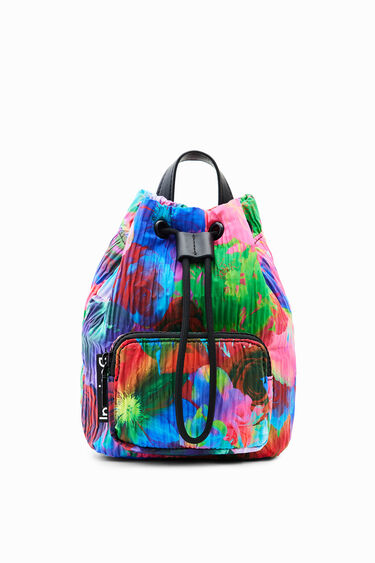 Mochila mini multiposición flores | Desigual