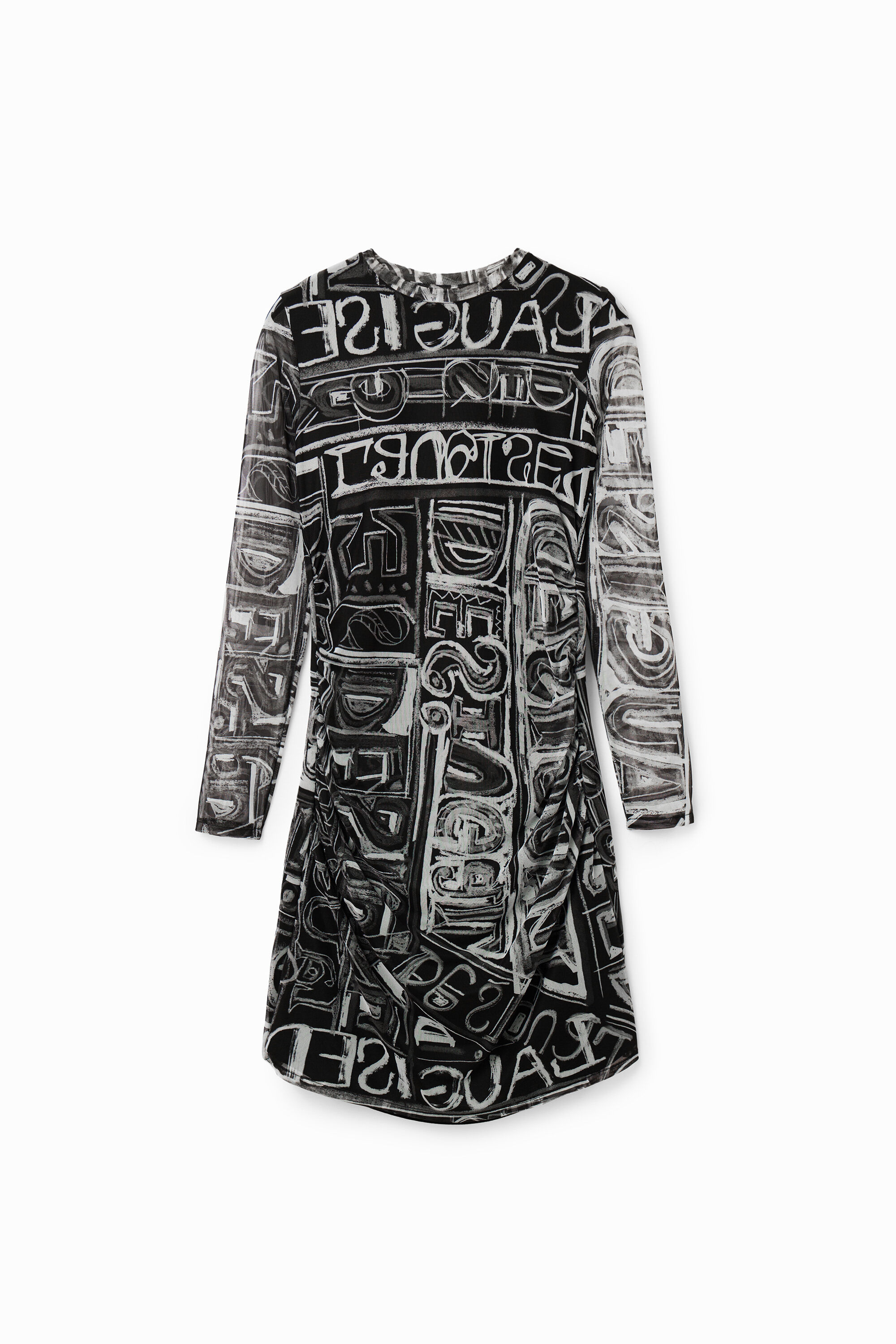 Kurzes Kleid Slim Fit Tüll