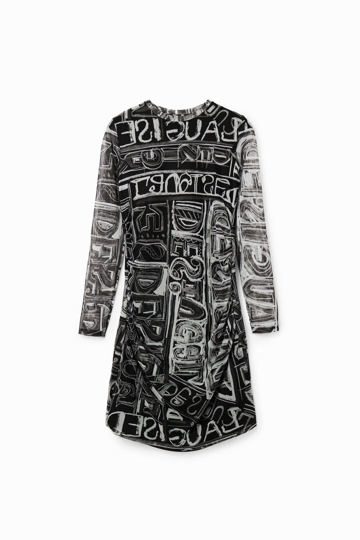 Vestido corto slim tul | Desigual