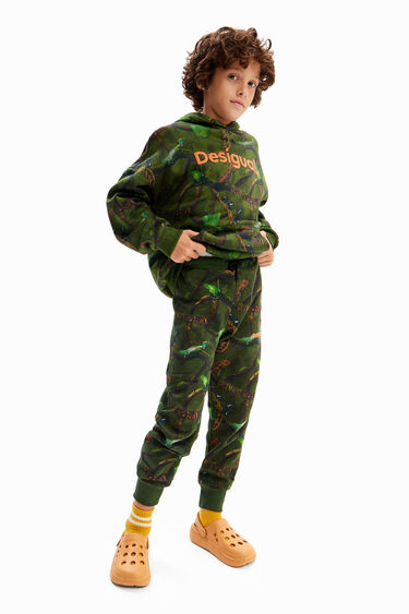 Katonai mintás jogger nadrág | Desigual