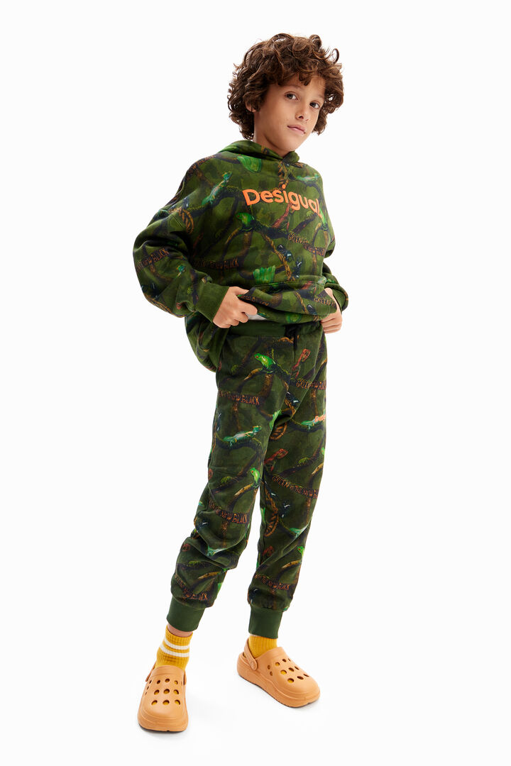 Camouflage jogger trousers
