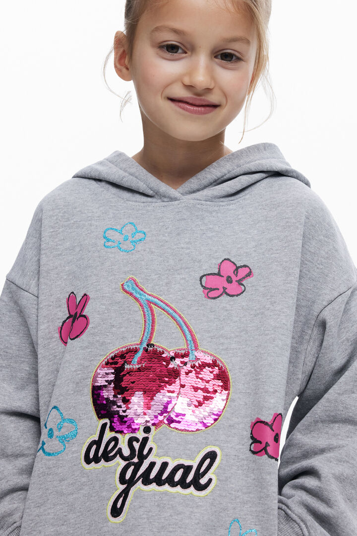 Vestido capucha cerezas | Desigual