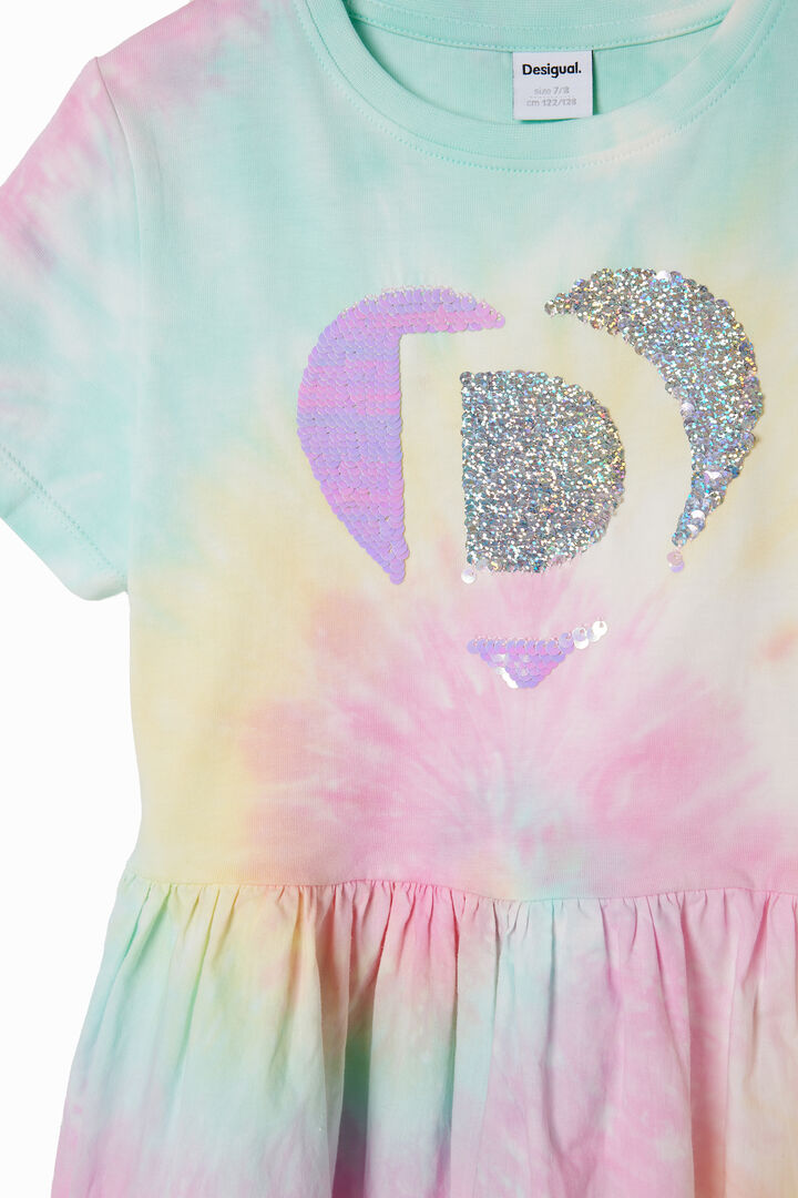 Tie-dye combination dress | Desigual
