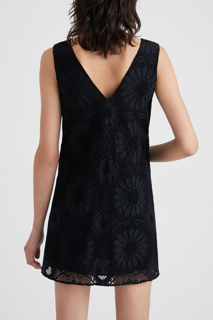 Čipkasta mini obleka | Desigual