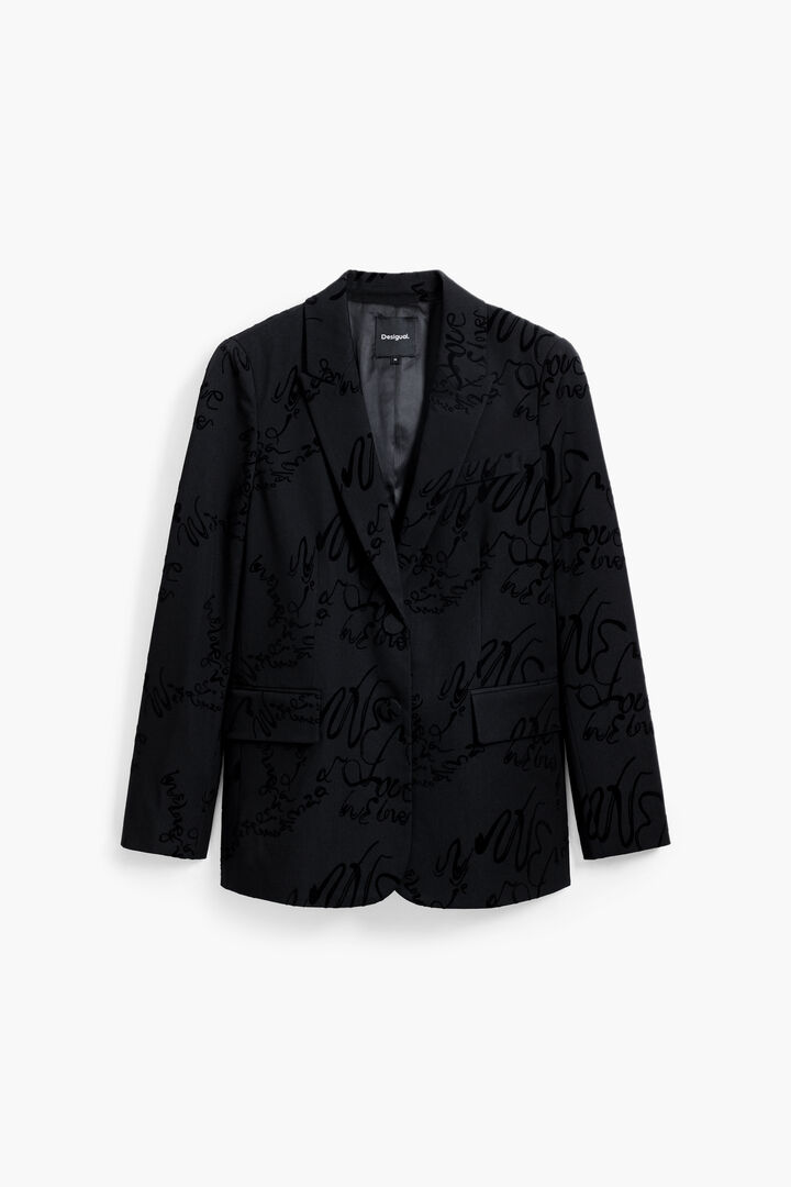 Lettering blazer | Desigual