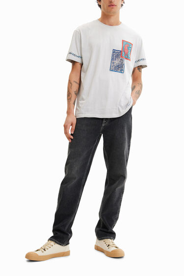 Flicken-Shirt mit Mustern | Desigual