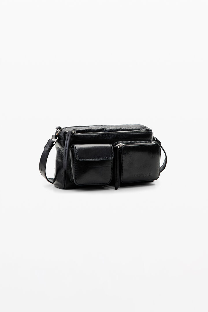 S leather pockets crossbody bag | Desigual