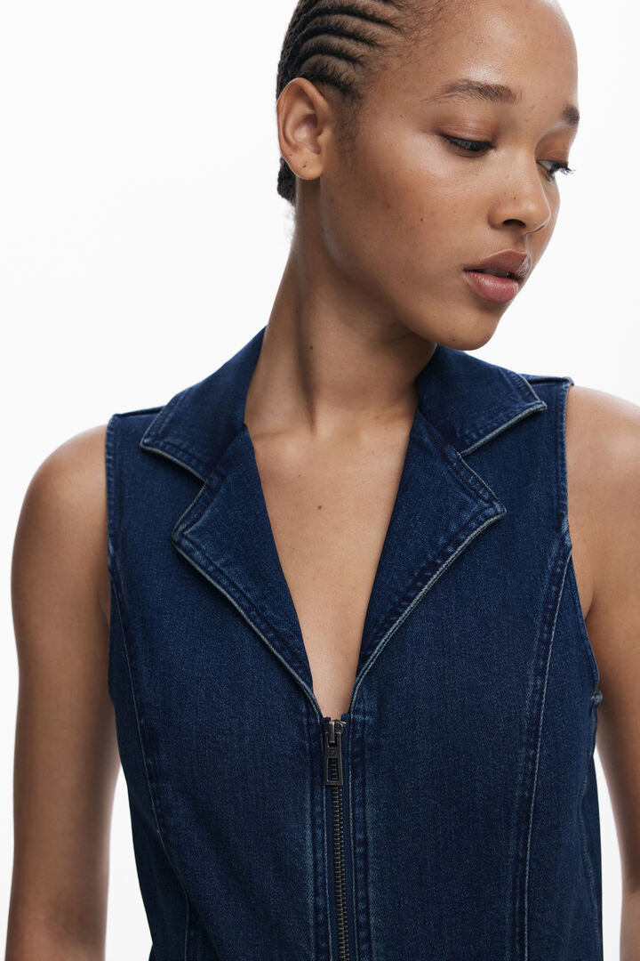 Flared denim jumpsuit | Desigual