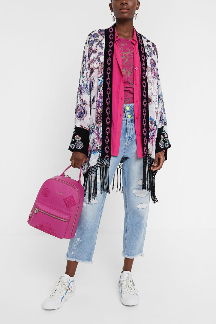 Kimono imprimé fleuri | Desigual