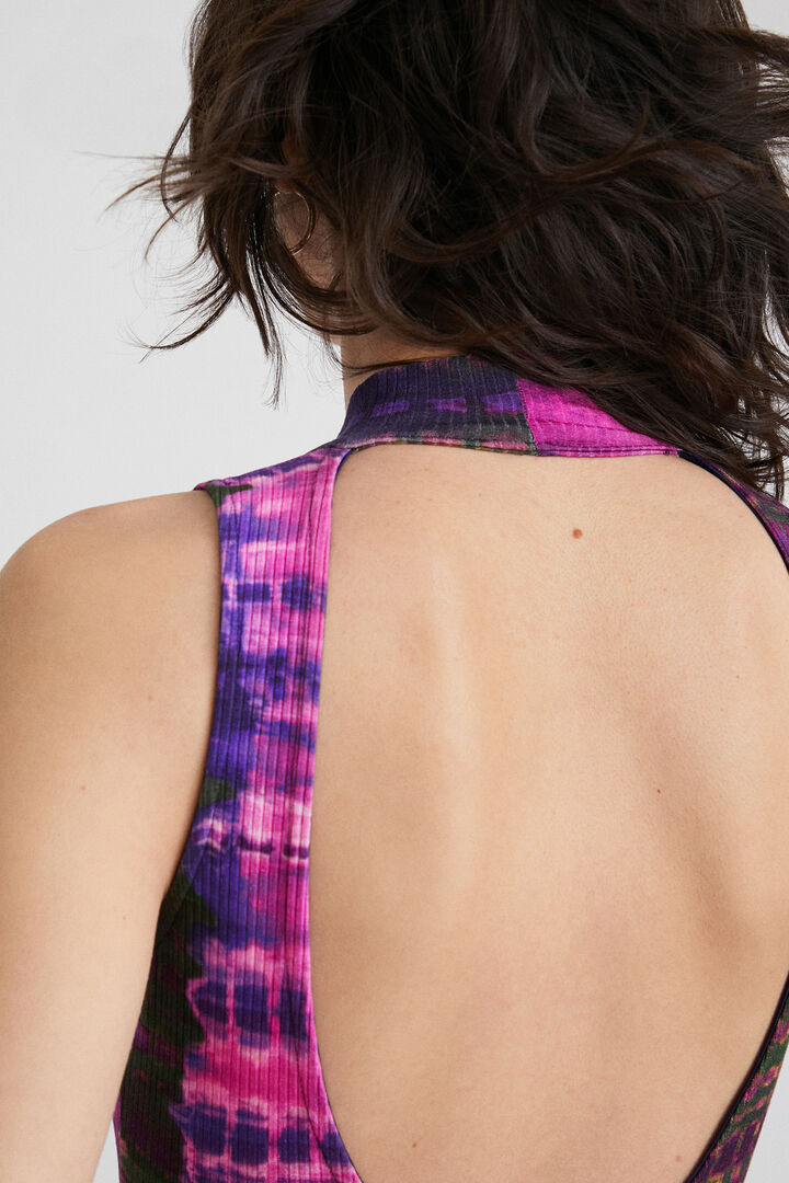 Ribbed tie-dye bodysuit | Desigual