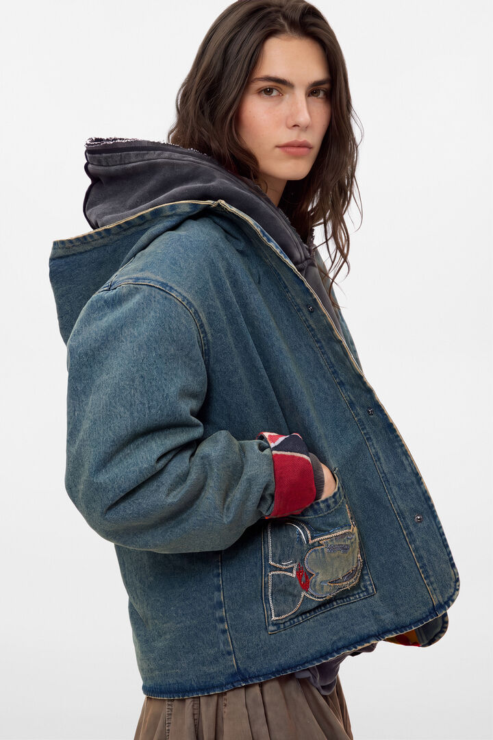 Chaqueta denim reversible Mickey&trade;