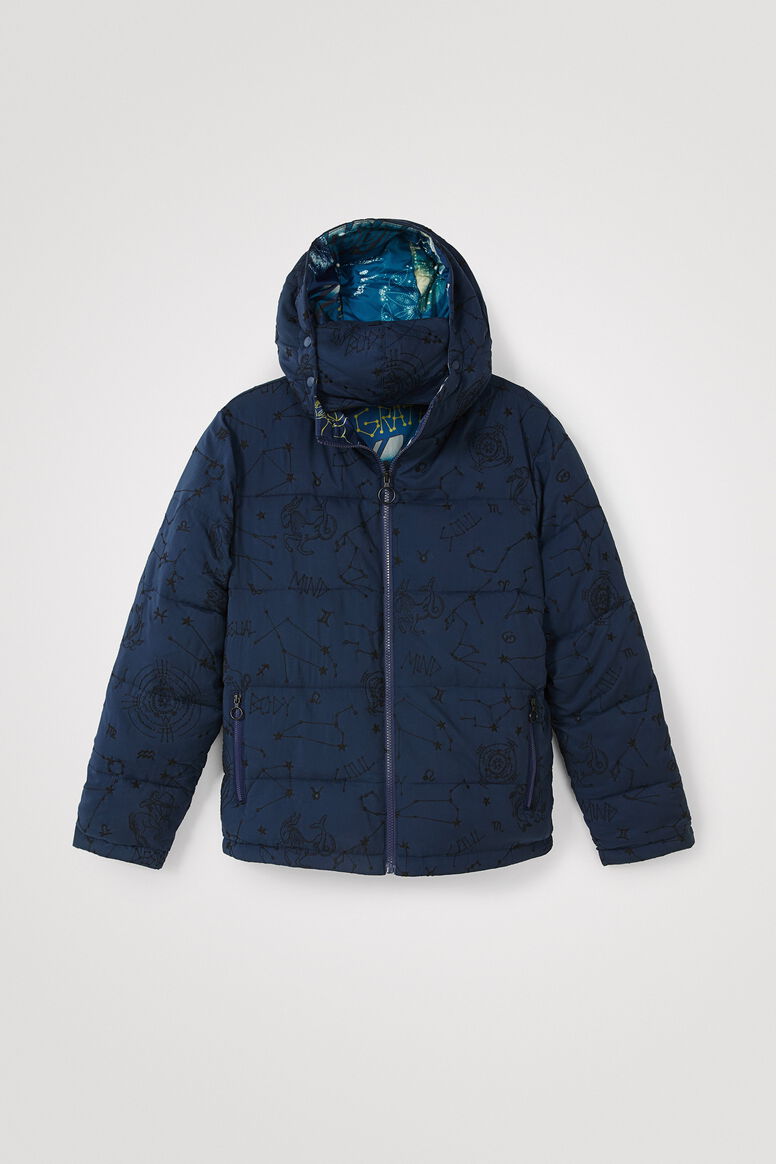 Short padded jacket hood | Desigual
