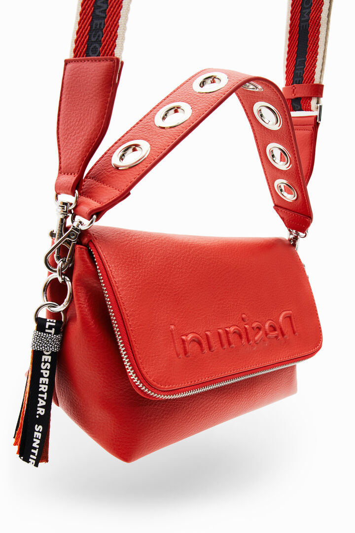 Half-logo crossbody bag | Desigual