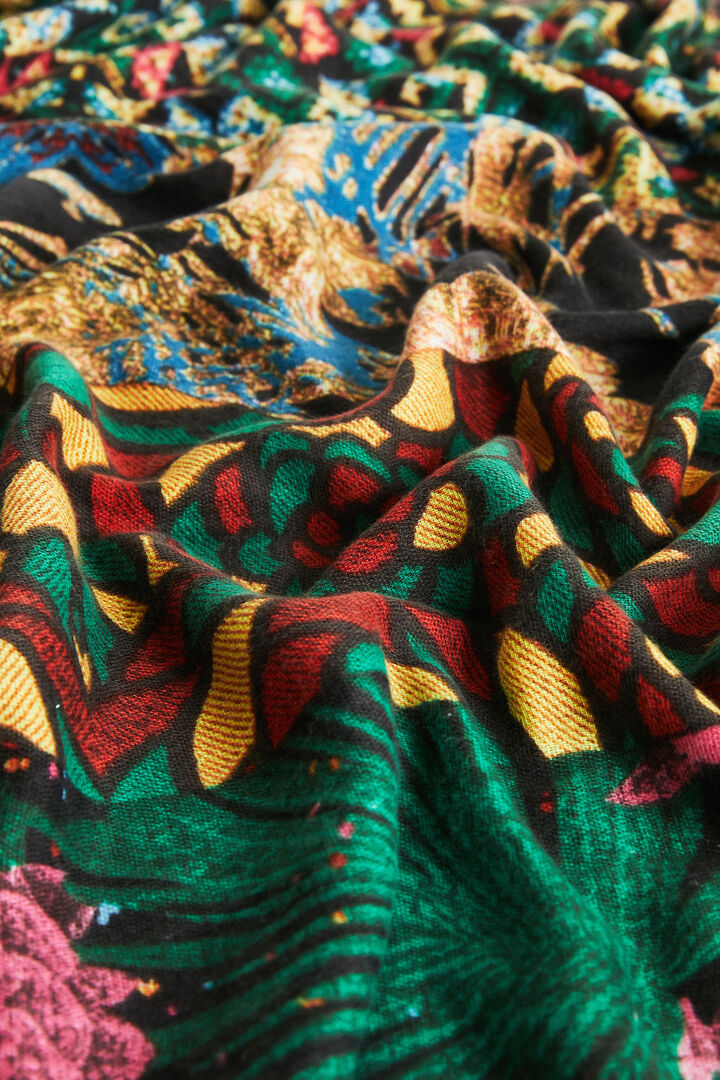 Écharpe longue multi patch digital | Desigual