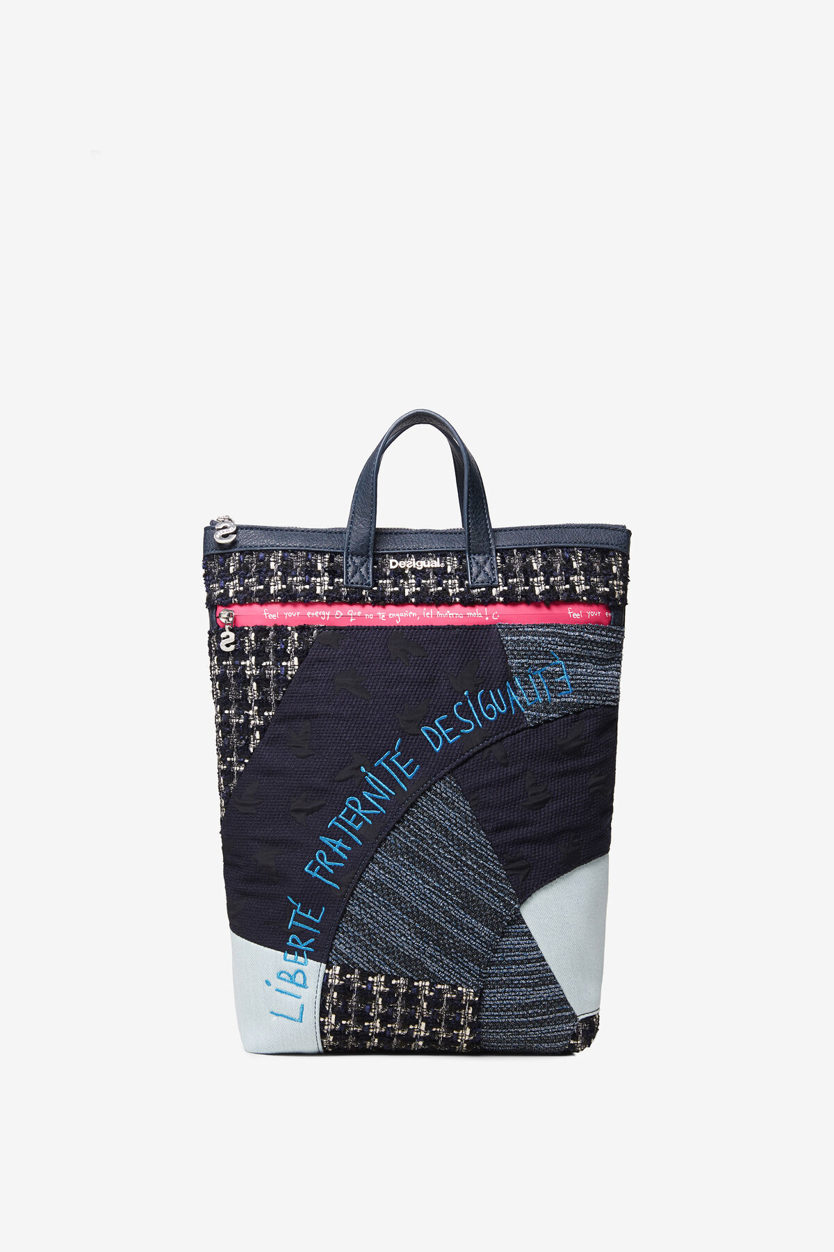 NWT Desigual Patch Backpack Desigual Purse Bag Nwt backpack travel beaded embroidered  main image 4