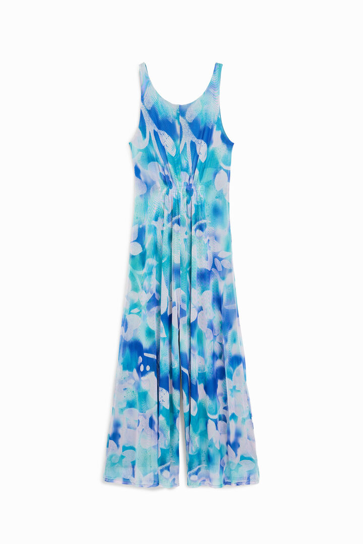 Fluid printed jumpsuit