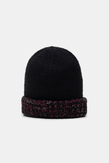 Knit cap with turn-up brim | Desigual