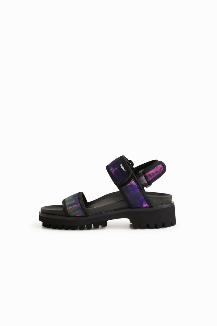 Neoprene tie-dye trekking sandals