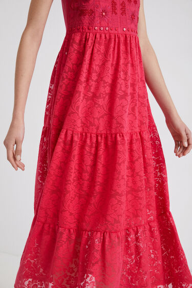 Ethnic lace dress | Desigual