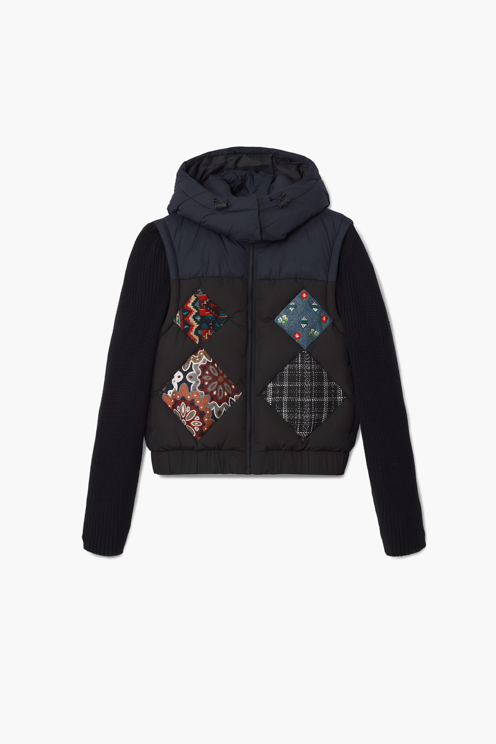 Chaleco combinado acolchado de mujer I Desigual